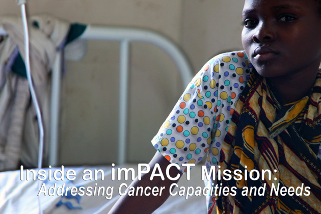 To help address an increasing incidence of cancer in low- and middle-income countries, the IAEA's Programme of Action for Cancer Therapy (PACT) offers the imPACT mission service. Providing Member States with a comprehensive assessment of cancer control capacities and needs, PACT has implemented imPACT missions in over forty countries to date.