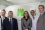 Pictured with the IAEA delegation in front of the INCAN cyclotron: Ms Bibiana Gomez (Director for International Nuclear Affairs, SENER, and National Liaison Officer, IAEA), Mr Osvaldo Garcia, (Head of Nuclear Medicine Department INCAN), Mr Enrique Gil (Advisor on Chronic Diseases PAHO).