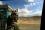 In a blur across the desert landscape, vegetables are transported to the market.