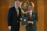 The new Resident Representative of Germany to the IAEA, HE Mr. Rüdiger Bohn, presented his credentials to IAEA Director General Rafael Mariano Grossi, at the Agency headquarters in Vienna, Austria. 30 July 2024