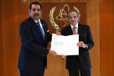 The new Resident Representative of Bahrain to the IAEA, HE Mr. Abdulla Abdullatif Abdulla, presented his credentials to IAEA Director General Rafael Mariano Grossi, at the Agency headquarters in Vienna, Austria. 30 August 2024