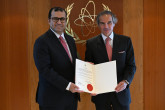 The new Resident Representative of Jordan to the IAEA, HE Mr. Mohammed Hindawi, presented his credentials to IAEA Director General Rafael Mariano Grossi, at the Agency headquarters in Vienna, Austria. 30 August 2024