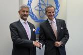 Rafael Mariano Grossi, IAEA Director General, met with Dr. Subrahmanyam Jaishankar, Minister of External Affairs of India during his official visit to the Agency headquarters in Vienna, Austria. 3 January 2023.