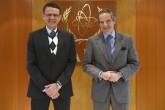 Rafael Mariano Grossi, IAEA Director General, met with Dr. Jose Manuel Matheu, Secretario de Estado Salud during his official visit to the Agency headquarters in Vienna, Austria. 27 February 2023