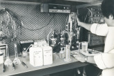 Scientist at the Environment Laboratories, Monaco. Date unknown. Please credit IAEA