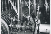 Technicians at work on the ASTRON device.
(IAEA Archives/Credit: Photo: USAEC/San Francisco, Operations Office, USA)