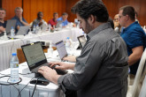 <p><b>
Day 7: Draft report revisions  </b>
</p>
<p>
The revision process begins, in which the team discusses inputs for each module, and the text is reviewed and adjusted through several iterations to incorporate all views from the mission members. 
</p><p><i>
Pictured: Mario Dani, IAEA</p></i>
