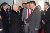 During his official visit to Mongolia, IAEA Director General Yukiya Amano met Mr. Sodnom Enkhbat, Director General of the Mongolian Nuclear Energy Agency, to discuss the role of nuclear energy in Mongolia's energy planning. 2 November 2010
