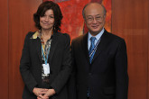 On 14 April 2011, Ms. Carmen Martinez Ten, President of the Spanish Nuclear Safety Council, met IAEA Director General Yukiya Amano at the IAEA's headquarters in Vienna, Austria.
