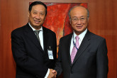 On 3 June 2011, H.E. Mr. Pham Gia Kheim, Minister for Foreign Affairs of the Socialist Republic of Vietnam,  met IAEA Director General Yukiya Amano at the IAEA's headquarters in Vienna, Austria.