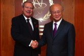 On 21 November 2012, the Minister of the Foreign Affairs of Costa Rica, HE Mr. Jose Enrique Castillo Barrantes met IAEA Director General Yukiya during the Minister's visit to the IAEA headquarters in Vienna, Austria. 