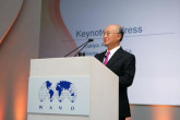 IAEA Director General Yukiya Amano delivering the keynote address at the Biennial General Meeting of the World Association of Nuclear Operators (WANO),  Shenzhen, China, 24 October 2011.