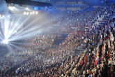 11 December 2005 | The Oslo Spektrum is fully packed for the Nobel Peace  Prize concert.