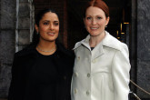 10 December 2005 | Movie personalities Salma Hayek and Julianne Moore attend the ceremony.