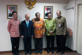 IAEA Director General Yukiya Amano meets with H.E. Mr Indroyono Soesilo, Minister for Maritime, during his official visit to Indonesia. 22 January 2015