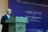 IAEA Director General Yukiya Amano gave a public lecture at the University of Indonesia on “IAEA Support in Nuclear for Welfare” during his official visit to Indonesia. 23 January 2015