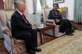 IAEA Director Yukiya Amano met with  Maite Nkoana-Mashabane, Minister of International Relations and Cooperation,  on 19 March 2015 during his official visit to South Africa.