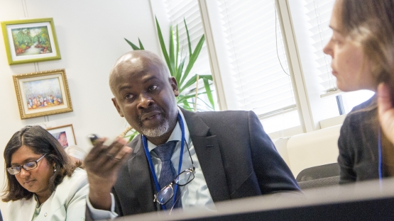 Prebo Barango, Medical Officer for the Inter-Country Support Team for Eastern and Southern Africa at the World Health Organization