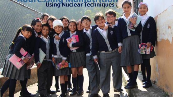 Using nuclear techniques to address the double burden of malnutrition in children in Latin America and the Caribbean. 
<br><br>
Uso de técnicas nucleares para abordar la doble carga de malnutrición en niños en Latino América y el Caribe. 