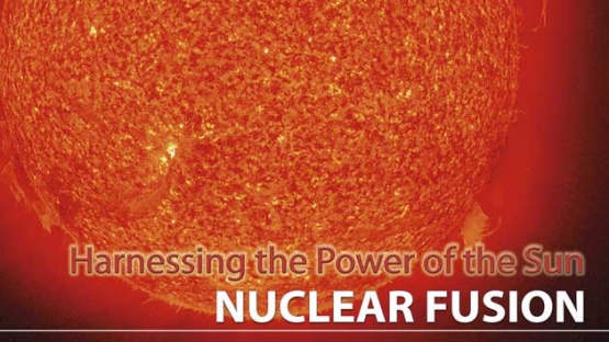<p>When two light atomic nuclei collide under intense pressure and heat, they may fuse together into a heavier nucleus, releasing energy. Similar fusion reactions generate the enormous energy produced by the Sun and other stars.</p>&copy; Sun / Soho