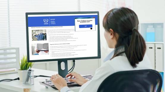 Course Catalogue to 480 Online Courses and Webinars by the IAEA
